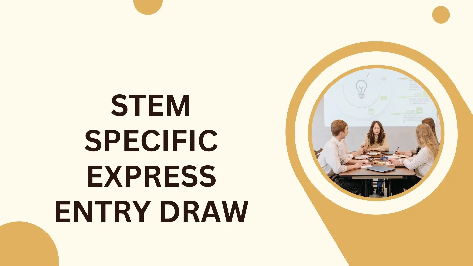 What Makes You Eligible For STEM Express Entry Draw